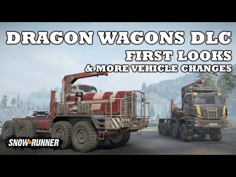Видео: НОВОЕ ДОПОЛНЕНИЕ «DRAGON WAGONS»: ПЕРВЫЕ ВЗГЛЯДЫ И БОЛЬШЕ КРУПНЫХ ИЗМЕНЕНИЙ В SNOWRUNNER