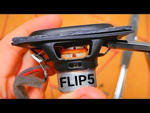 Видео: РЕМОНТ JBL Flip 5 - ТРЕЩИТ ДИНАМИК