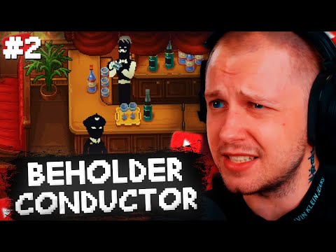 Видео: СТИНТ ИГРАЕТ в СИМУЛЯТОР СТУКАЧА - BEHOLDER: CONDUCTOR #2
