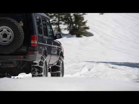 Видео: Land Rover Discovery в снегу