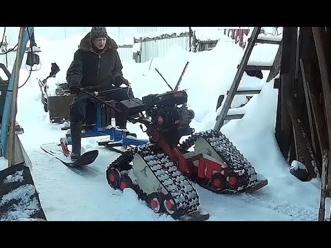 Видео: Как легче заводить мотоблок в мороз