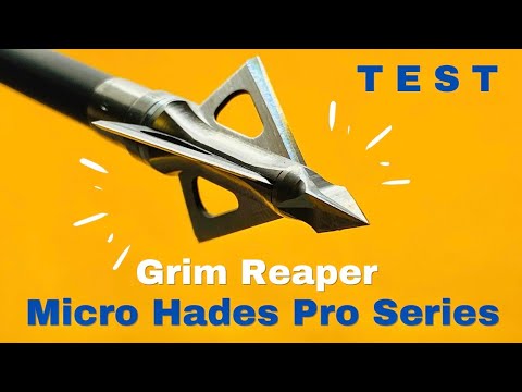 Видео: ТЕСТ НАКОНЕЧНИКА GRIM REAPER MICRO HADES PRO SERIES 3