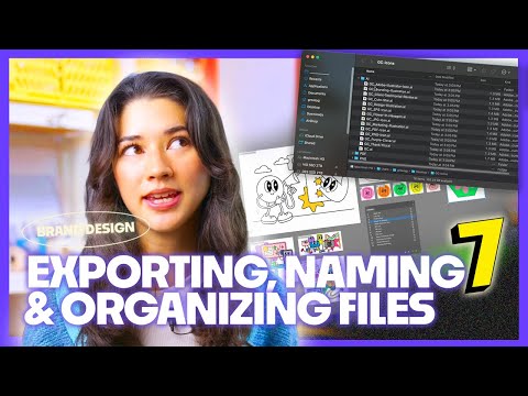 Видео: Процесс разработки бренда клиента: как экспортировать, именовать и организовывать файлы