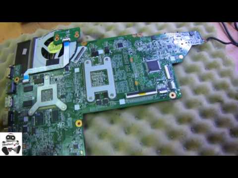 Видео: Restori.ru HP dv7-4000. Quanta LX67. Типовая неисправность.
