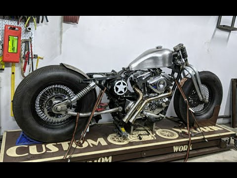 Видео: Сделал бензобак на H-D Sportster | custom gas tank for harley sportster