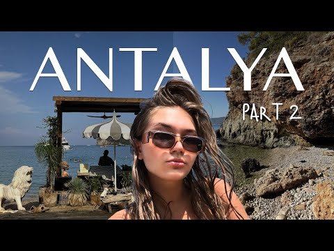 Видео: Vlog | Теплое ли море в Анталье? Сентябрь в Кемере, стильный бич-клаб, задержали рейс