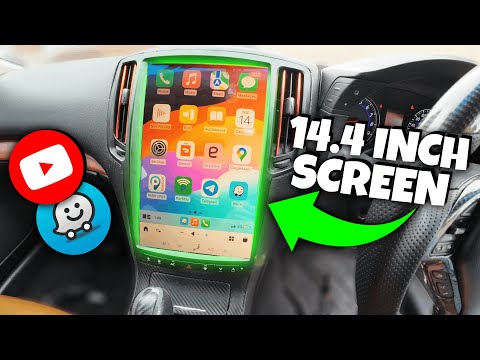 Видео: Infiniti G35 2006-2009 гг., 14,4-дюймовый экран Tesla с беспроводным Apple CarPlay и Android Auto