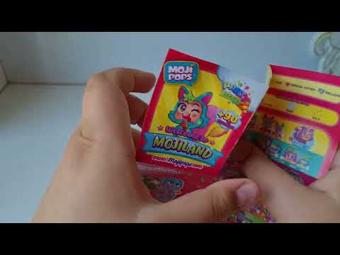 Видео: распаковка 🎉 игрушки moji pops 1 серия party 🥳