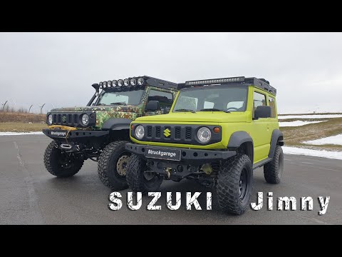 Видео: SUZUKI Jimny "олива" - легкий тюнинг для проходимца.