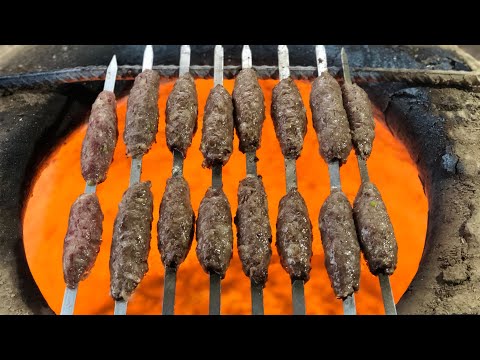 Видео: Съедают так быстро, что не успевают остыть! Узбекский люля кебаб! Узбекский плов!Узбекистан!