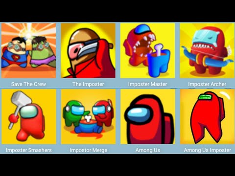 Видео: Among Us,Save The Crew,The Imposter,Impostor Merge,Амонг Ас NOOB vs PRO vs HACKER