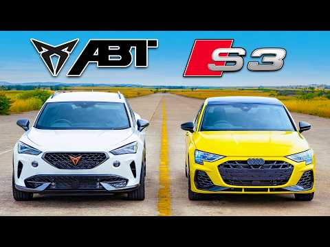 Видео: Кто победит в заезде: новый Audi S3 или тюнингованный ABT Cupra?