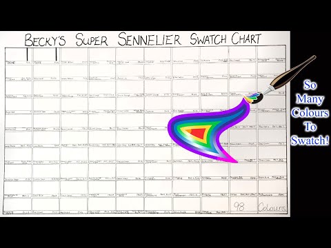 Видео: Знакомьтесь со всей коллекцией акварелей французских художников от Sennelier!