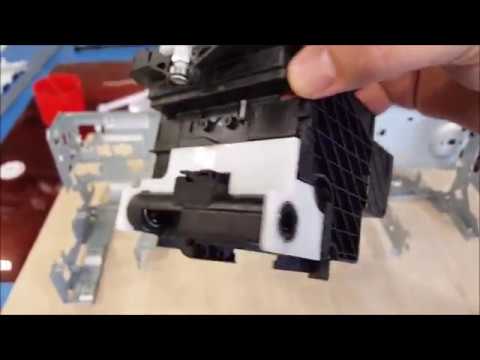 Видео: УФ принтер из EPSON L800/805 (Часть 1) Переделка рамы, привода и подшипников головки.