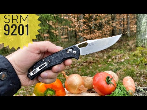Видео: Нож SRM 9201 PB кухонный тест / testing