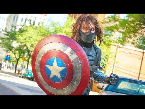 Видео: 😎 Топ 10 Крутых Сцен с Зимним Солдатом 💪!