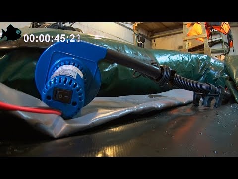 Видео: БЮДЖЕТНЫЙ лодочный насос - улитка BRAVO