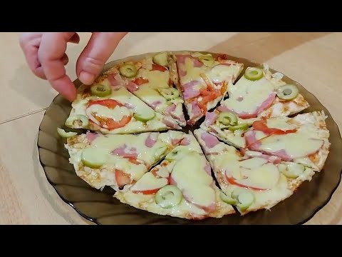 Видео: Пицца из лаваша на сковороде за 15 минут!