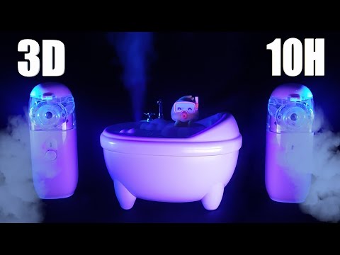 Видео: 💤АСМР: Тройной 3D-аэрозоль 💨 Глубокий, захватывающий звук и расслабляющий туман для быстрого сна