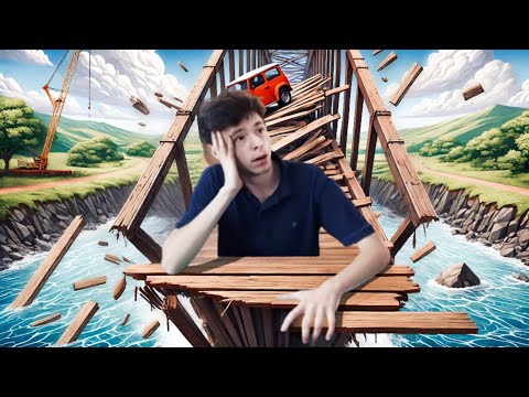 Видео: МОЙ МОСТ – КАТАСТРОФА! 🚗💥 | Poly Bridge |1|
