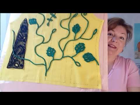 Видео: Как сделать выкройку для ирландского кружева