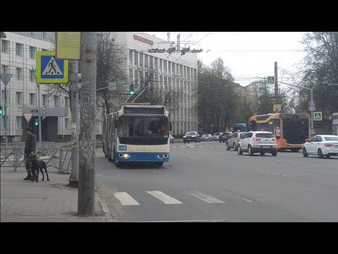 Видео: Одна из Двух Последних ТролЗа-62052.01 | Бортовой Номер 168 | на Маршруте 9 | г. Ярославль