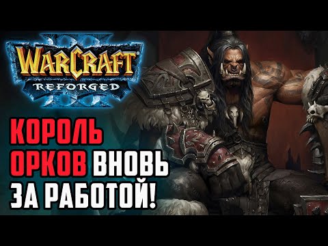 Видео: Король Орков вновь за работой!: Grubby (Orc) vs Starbuck (Hum) Warcraft 3 Reforged