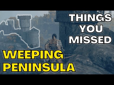 Видео: 11 вещей, которые вы пропустили в Weeping Peninsula!! [вероятно] — Elden Ring Tutorials & Guides