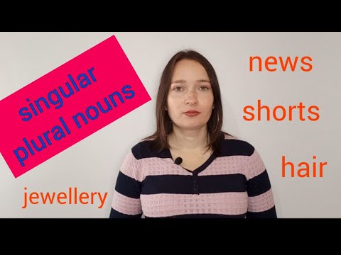 Видео: Единственное и множественное число существительных на английском языке #английский