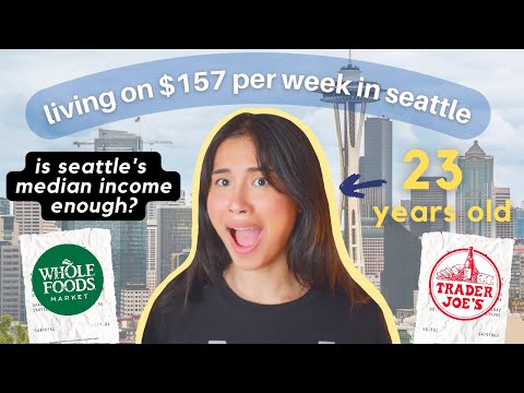 Видео: ДОСТАТОЧНА ЛИ СРЕДНЯЯ ЗАРПЛАТА В СИЭТЛЕ? | Сколько я трачу за неделю, будучи 23-летним парнем, жи...