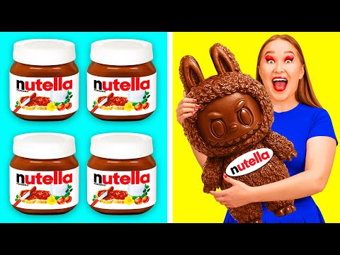 Видео: Простые Лайфхаки с Нутеллой Челлендж | Смешные Челленджи от BooGaGa