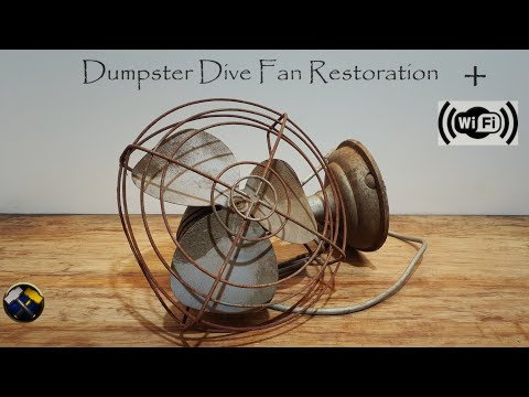 Видео: Восстановление вентилятора для дайвинга в мусорном контейнере