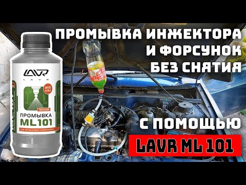 Видео: Промывка инжектора и форсунок без снятия | LAVR ML 101