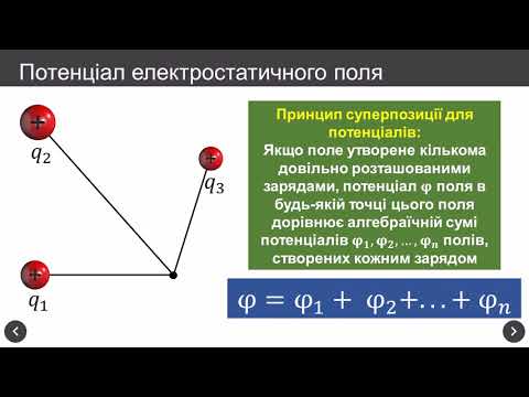 Видео: Робота по переміщенню заряду в електростатичному полі. Потенціал