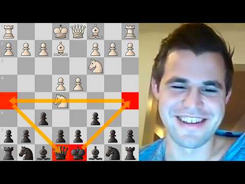 Видео: Магнус Дает ФОРУ в 6 ходов ГРОССУ с 2640! Чемпион Троллит Рокировкой Короля и Ферзя. Шахматы