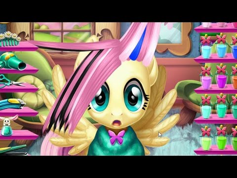 Видео: ПОНИ ИГРЫ. ФЛАТТЕРШАЙ НЕДОВОЛЬНА НОВОЙ ПРИЧЕСКОЙ. My little pony мультик игра