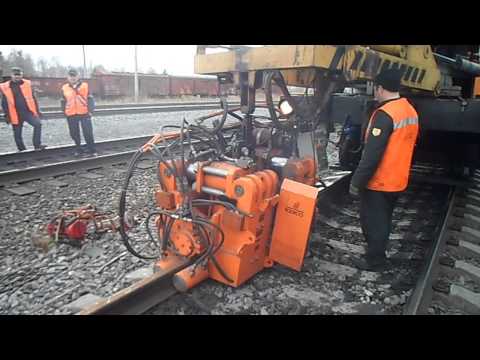 Видео: Путевая рельсосварочная самоходная машина ПРСМ – 5