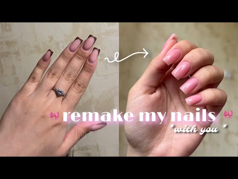 Видео: ногти самой себе ✨ переделываем маникюр и много болтаем 🎀