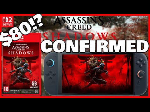 Видео: Assassin’s Creed Shadows подтверждена на Switch 2!!! #kirbyairriders #assassinscreed