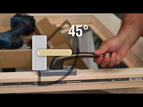 Видео: Монтаж наклонно сдвижной фурнитуры МАСО SKB Z