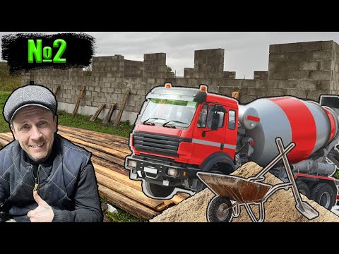 Видео: №2 Стройка сарая(свинарника)продолжается👍😁Тяжелый опорос свиноматки(Боржоми)😞