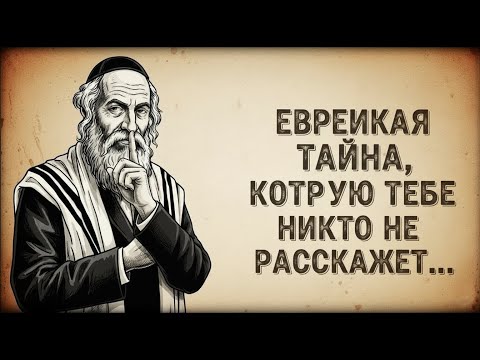 Видео: ПОЧЕМУ МУДРЫЕ ЕВРЕИ НИКОГДА НЕ ЗАСНУЛИ, НЕ ПОВТОРИВ ЭТИ ТРИ СЛОВА? (МАЛО КТО ЗНАЕТ)