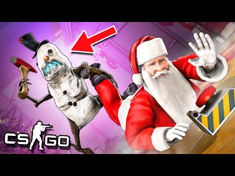 Видео: СНЕГОВИК, НЕ ДЕЛАЙ ЭТОГО! ДЕД МОРОЗ, ЖИВИ БРАТ! САМАЯ ГЕНИАЛЬНАЯ НЫЧКА ЗА ВСЕ ВРЕМЯ - МАНЬЯК CS:GO