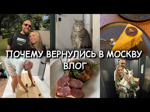 Видео: ВЛОГ / ПОЧЕМУ МЫ ВЕРНУЛИСЬ В МОСКВУ / НАША КВАРТИРА / THE БЫК / НАШИ КОШКИ