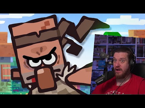 Видео: The Village Attack - Ultimate Minecraft Cartoons | РЕАКЦИЯ НА Cas van de Pol