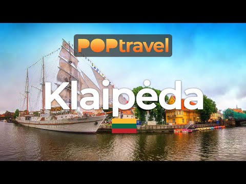 Видео: КЛАЙПЕДА, Литва 🇱🇹 - Облачный летний день - 4K HDR пешеходная экскурсия с субтитрами
