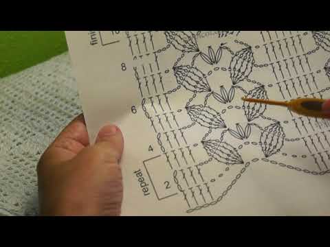 Видео: КРАСИВЫЙ УЗОР по схеме , ВЯЗАНИЕ КРЮЧКОМ ( Узор № 307)