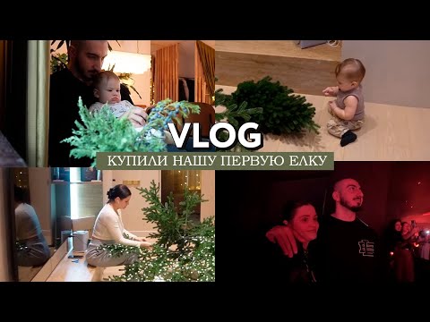Видео: VLOGmas // Купили нашу первую ёлку // Наматываю гирлянду росу 4 часа // Сходили на концерт