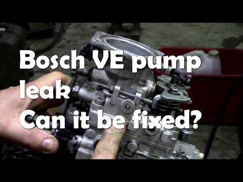 Видео: Течь из сапуна инжекторного насоса Bosch VE. Можно ли это исправить?