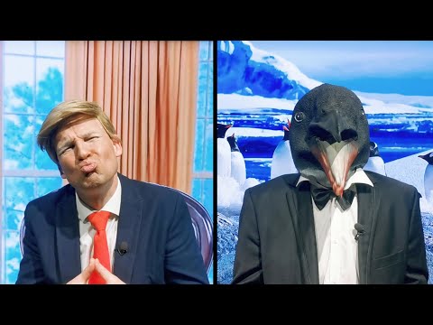 Видео: ТРАМП и ПИНГВИН обсудили торговые пошлины 😁 [Пародия]